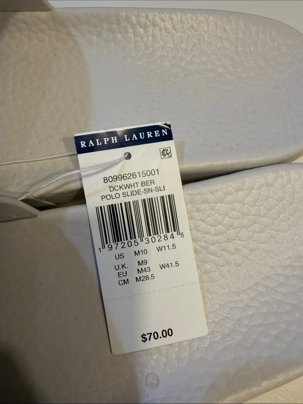 Ralph Lauren mens slide